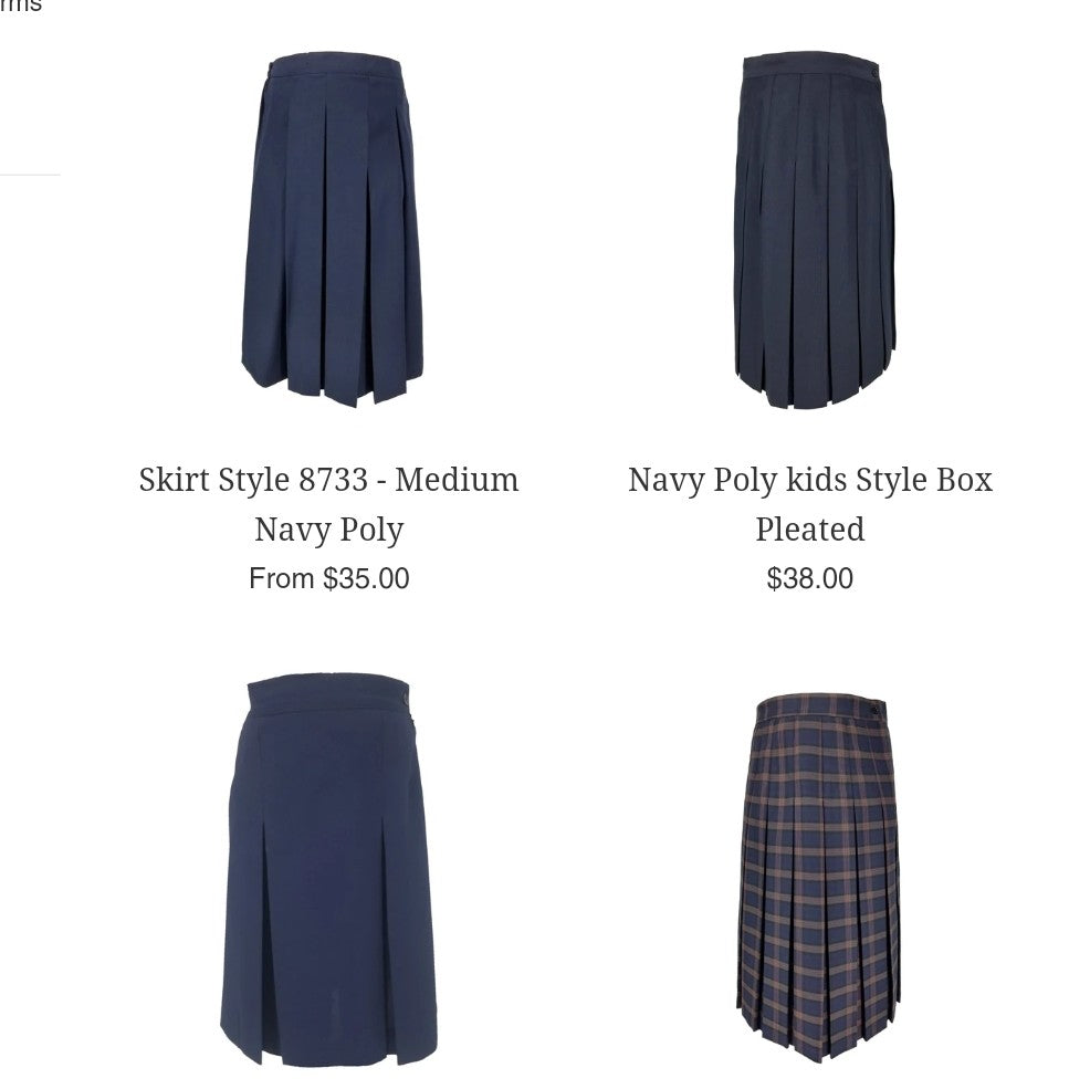 Modern Twists on School Uniform Skirts