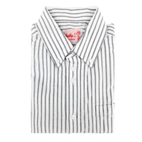 betty z - dark navy striped blouse - long sleeves - girls school uniform