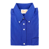 betty z - english blue oxford blouse - long sleeves - girls school uniform