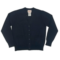 Rayon Button Down Sweater Navy 204BD
