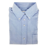betty z - light blue oxford blouse - long sleeves - straight bottom - girls school uniform