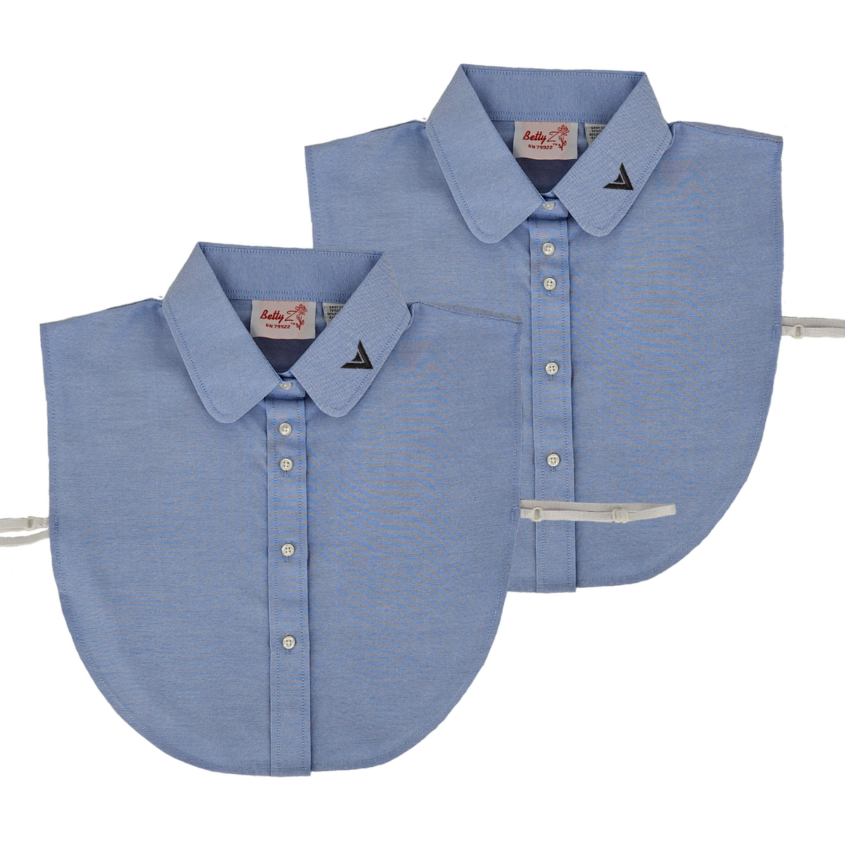 Light Blue Round Collar Dickies - D228E 2-pack with Satmer Embroidery ...