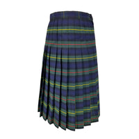 girls school uniform plaid 83 pleated long skirt