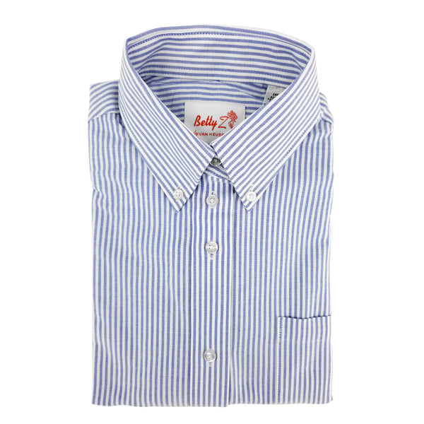 Blue Stripe Shirt For Girls - 6241 PLUS Sizes