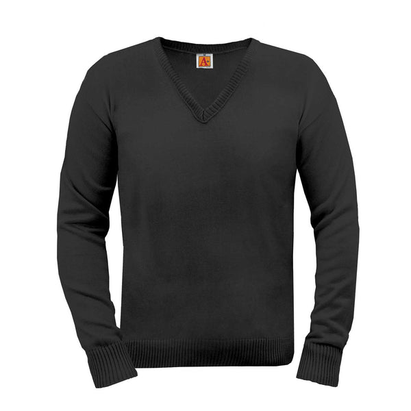 Fine Guage Acrylic V Neck Pullover Black 6432 - Priced to sell
