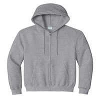 Athletic Heather Zip up Hooded Fleece Sweatshirt - PC90ZH