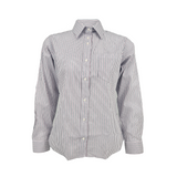 Pinpoint Red Multi Striped Shirt For Girls - 6219
