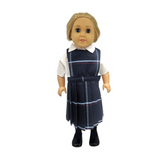 18" Doll Uniform - Plaid 41 Jumper with Shirt