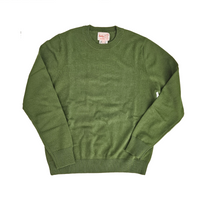 Cotton Crew Neck Sweater 109CP Chive Green 109CP