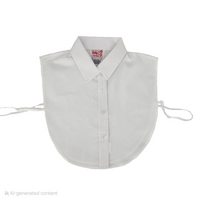 White Single Pk Dickie - SD234 - No Tznius Button