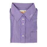 betty z - purple checked gingham - girls shirt - torah academy school in far rockaway uniform