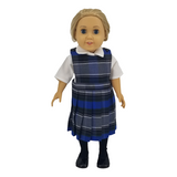 18" Doll Uniform - Plaid 32 Jumper