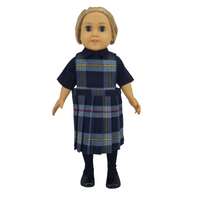 18" Doll Uniform - Plaid 25 Jumper