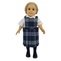 18" Doll Uniform - Plaid 25 Jumper