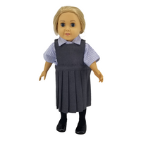 18" Doll Uniform - Grey Wool Jumper