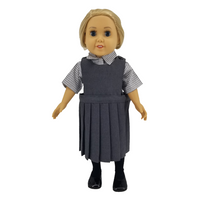 18" Doll Uniform - Grey Wool Jumper