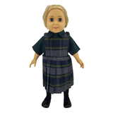 18" Doll Uniform - Plaid 48 Jumper