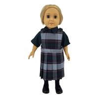 18" Doll Uniform - Plaid 26 Jumper