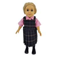 18" Doll Uniform - Plaid PR1 Jumper
