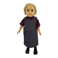 18" Doll Uniform - Plaid PR3 Jumper
