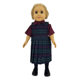 18" Doll Uniform - Plaid 98 Jumper