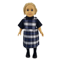 18" Doll Uniform - Plaid 64 Jumper