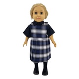 18" Doll Uniform - Plaid 64 Jumper