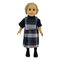 18" Doll Uniform - Plaid 50 Jumper