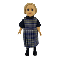 18" Doll Uniform - Plaid 42 Jumper