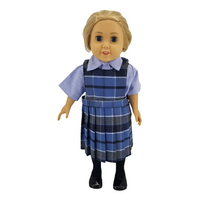18" Doll Uniform - Plaid 59 Jumper