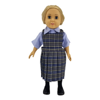 18" Doll Uniform - Plaid 42 Jumper