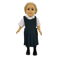 18" Doll Uniform - Green Wool Jumper