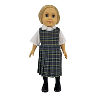 18" Doll Uniform - Plaid 44 Jumper