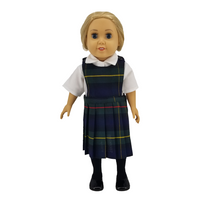 18" Doll Uniform - Plaid 83 Jumper