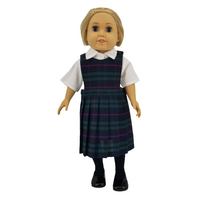18" Doll Uniform - Plaid 98 Jumper
