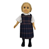 18" Doll Uniform - Plaid PR2 Jumper