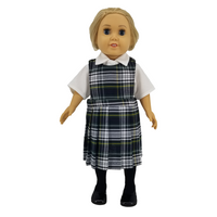 18" Doll Uniform - Plaid 61 Jumper