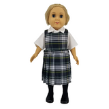 18" Doll Uniform - Plaid 61 Jumper
