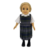 18" Doll Uniform - Plaid 48 Jumper