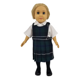 18" Doll Uniform - Plaid 90 Jumper
