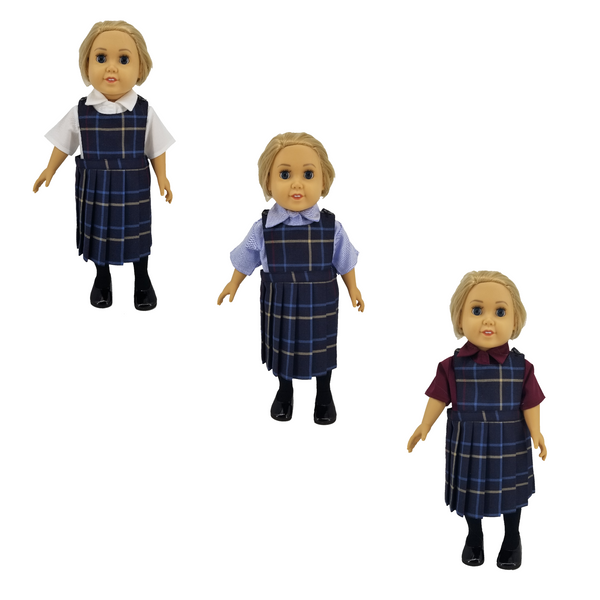 18" Doll Uniform - Plaid PR45 Jumper