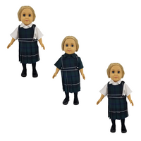 18" Doll Uniform - Plaid 90 Jumper