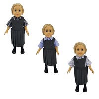 18" Doll Uniform - Grey Poly Jumper