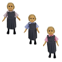 18" Doll Uniform - Grey Wool Jumper