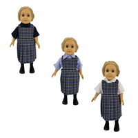 18" Doll Uniform - Plaid 42 Jumper