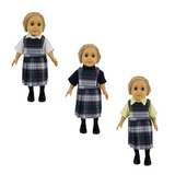 18" Doll Uniform - Plaid 50 Jumper
