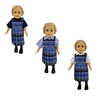 18" Doll Uniform - Plaid 59 Jumper