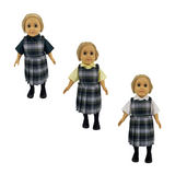 18" Doll Uniform - Plaid 61 Jumper