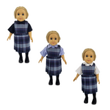 18" Doll Uniform - Plaid 82 Jumper