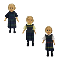 18" Doll Uniform - Plaid 83 Jumper